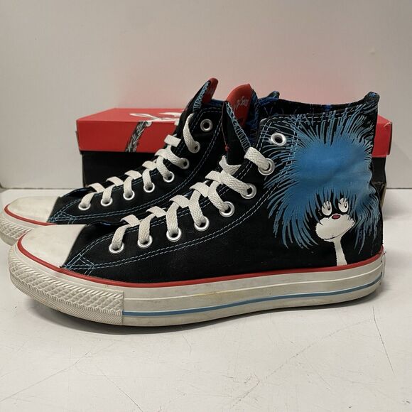 Converse Chuck Taylor Dr. Suess RARE Shoes If I Ran The Zoo - Mens Sz 9 Wmns 11 - Picture 5 of 11